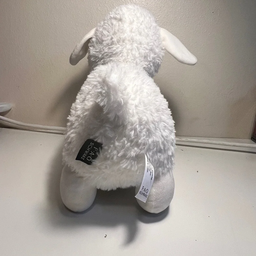 FAO Schwarz Glow Brights Lamb LED Lights‎ Baa Plush Sherpa Sheep Stuffed Animal